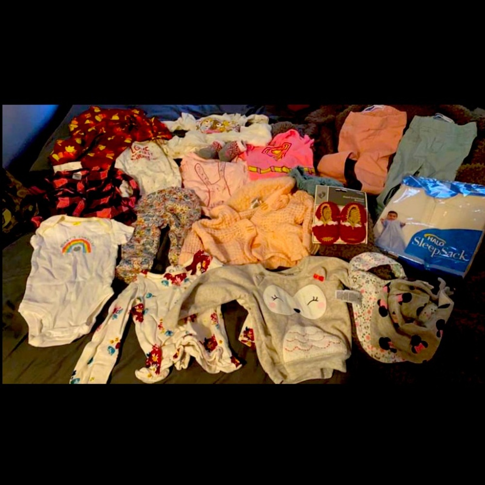 0-3 winter baby clothes : two things 3-6